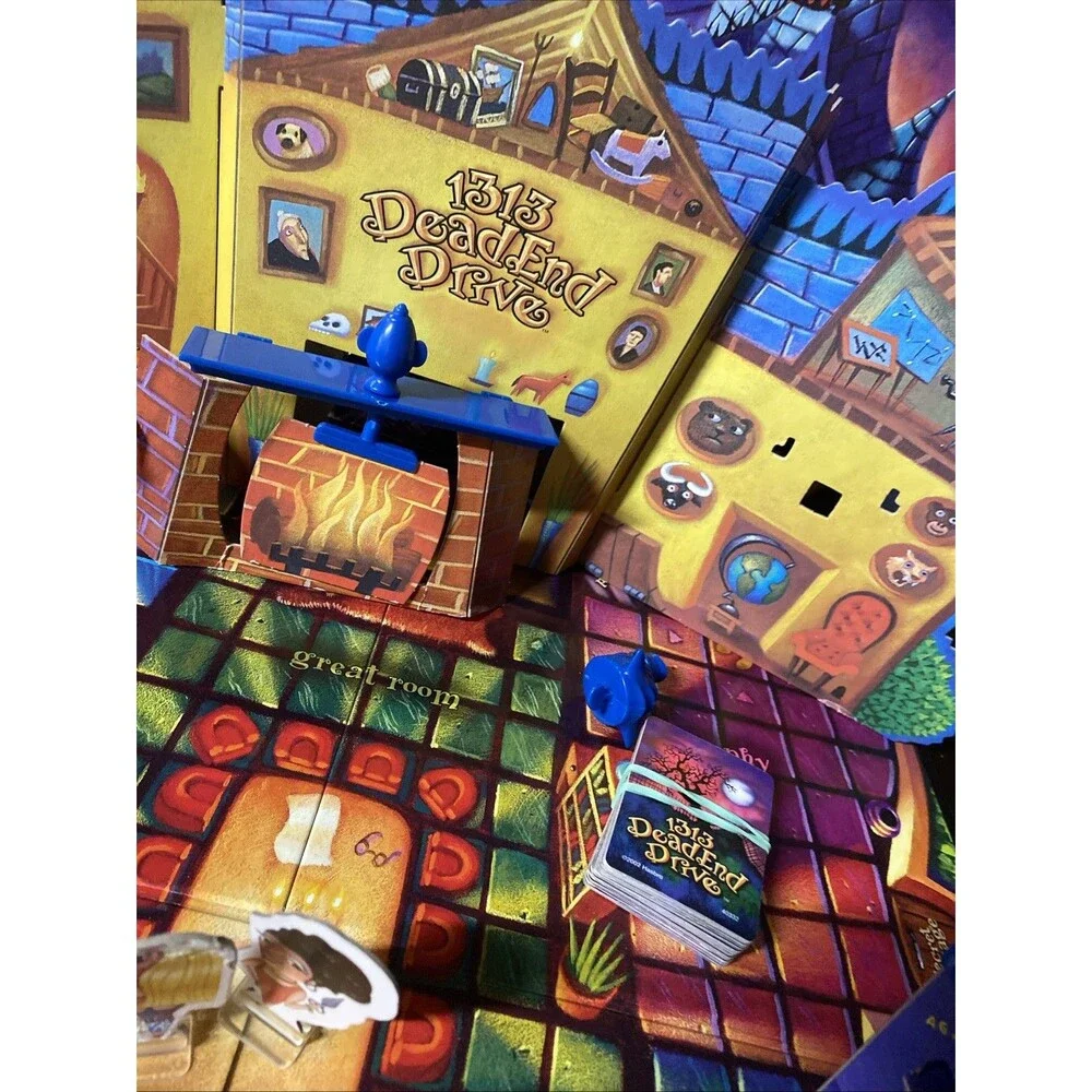 1313 Dead End Drive Board Game Parker Brothers Hasbro 2002